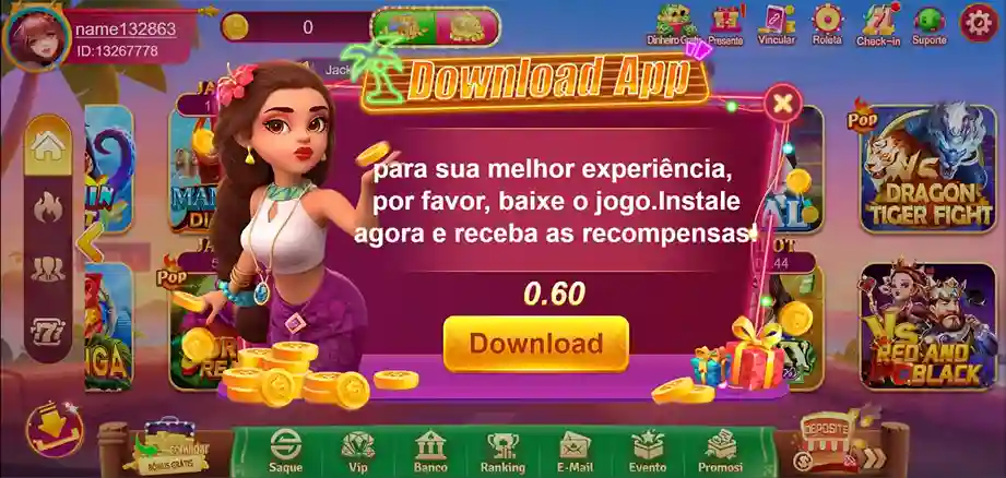 Banner com botão para baixar o aplicativo