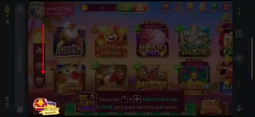 Botão para download